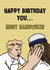 Funny Birthday Card - Gordon Ramsey - Idiot Sandwich created by ZB CREATIVE