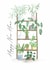 Classic New Home Card - Plant Ladder created by Nicky Espinasse