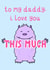 Cute Father's Day Card - For Daddy - Little Monster created by OhJaye