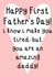 Cute Father's Day Card for Daddy - First Father's Day - Heart created by OhJaye