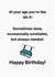 Funny Birthday Card – Wi-Fi Joke for Grandparent– Slow but Always Needed created by QuipsOnCards