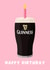 Fun Birthday Card - Guinness Candle - For Her created by Pink Peach Cards