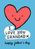Cute Father’s Day Card - I Love You Grandad created by Macie Dot Doodles