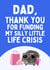 Funny Father's Day Card - Sad Hamster Meme - Silly Little Life Crisis created by Sundiva Designs