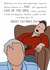 Funny Father's Day Card - King Of The Sofa - David Attenborough created by Little Prints Fred Designs
