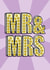 Fun Wedding Card - Mr And Mrs Lights created by TeePee Creations