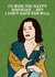 Funny White Lotus Victoria Ratliff Parker Posey Birthday Card created by Josh Hayes
