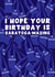 Funny Birthday Card - Saratoga Water - Pun created by Pink Peach Cards
