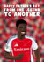 Arsenal Father's Day Card - Bukayo Saka - Football created by Pink Peach Cards