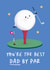 Cute Father's Day/Birthday Card - Best By Par - Golf created by Painted Parasol Studio
