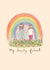 Cute Birthday Card - For Friend - Rainbow created by Love Lucy Illustration