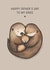Cute Father's Day Card - Otters - LGBTQ+ created by Sarah Harding