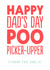 Funny Father's Day Card - Poo Picker Upper created by The Buddy Fernandez Card Co.