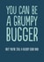 Funny Father's Day Card - Grump Bugger created by The Buddy Fernandez Card Co.