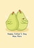 Cute Father's Day Card - Mon Père - Pear Pun created by Rosalie Perl