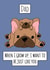 Cute Fathers Day Card - French Bulldogs - When I Grow Up created by Natalie Tuck