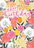 Pretty Birthday Card - For Her - Flowers created by Louise Tiler