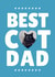Classic Father's Day Card - Best Cat Dad created by @HurrayHaus