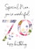 Nan - 70th birthday card - Classic - Floral created by Katie Phythian Design