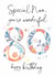 Nan - 80th birthday card created by Katie Phythian Design
