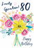 Traditional Birthday Card - 80th - Lovely Grandma created by Katie Phythian Design