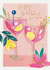 Classic Birthday Card - Pink Cocktails created by Great British Card Company