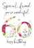 Classic 60th Birthday - 60th - Special Friend - Classic - Floral - For Her created by Katie Phythian Design