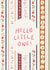 Cute New Baby Card - Hello Little One - Pretty Floral created by Lauren Barclay