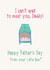 Cute Father's Day Card - Little Bun - Can't Wait To Meet You created by Wink Design - Michelle Roberts