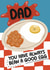 Cute Father's Day Card - You Have Always Bean A Good Egg - Fry Up created by Giddy Kipper