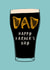 Classic Father’s Day Card - Guinness created by patternmuse