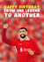 Liverpool Birthday Card - Football - Mo Salah created by Pink Peach Cards