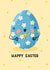 Cute Easter Card - Easter Egg - Chocolate created by Nicola Watson