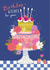 Classic Birthday Card - For Her - Cake created by Nina Raby - Jones