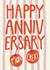 Modern Anniversary Card - Mon Cheri created by Giddy Kipper