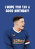 Rangers Birthday Card - James Tavernier - Pun created by ZB CREATIVE