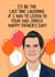 Funny Father's Day Card - Jimmy Carr - Last One Laughing created by Original Fox Cards