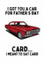 Funny Father's Day Card - Car created by Sundiva Designs