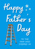 Funny Father's Day Card - Step Dad - Stepped Up created by Sundiva Designs