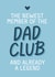 Classic Father's Day Card - Newest Member Of The Dad Club created by Sundiva Designs