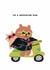 Cute Father's Day Card - Bearly Getting By - To A Rockstar Dad. created by JOLLY AWESOME
