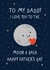 Cute Father's Day Card - Daddy - Moon And Back created by @hollielonglanddesigns
