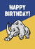 Fun Birthday Card - Rugby - Leeds Rhinos created by ZB CREATIVE