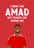 Manchester United Father's Day Card - Amad Diallo - Drive You Mad created by The Cake Thief