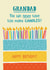 Classic Birthday Card - For Grandad - Cake created by Pencilface