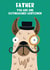 Cute Father's Day Card - Llama - Distinguished Gentleman created by Lucy Maggie Designs