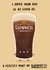 Cute Birthday Card - The Perfect Pint - Guinness created by Sophie Kent Illustration