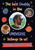 Cute Father's Day Card - Best Daddy In The Universe created by Pom Pom Party Cards