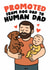 Cute Father's Day Card - From Dog Dad To Human Dad created by Studio Doodles