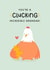 Cute Father's Day Card - Clucking Incredible Grandad - Chickens created by Joanne Hawker